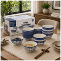 Danny Home 10Pcs Bohemian Bowl Set 4.75"