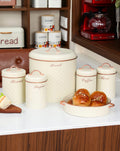 6 - Pieces Bread Box Set With Serving Tray