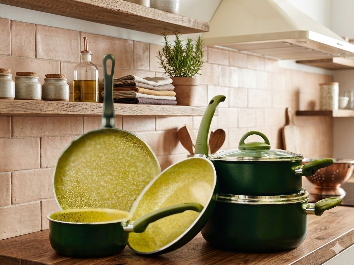 7 - Pieces Granite Cookware Set