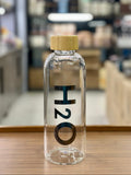 H2O Glass Water Bottle - 700 ml