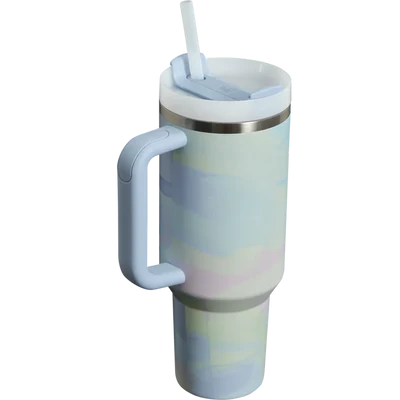 The Clean Slate Quencher H2.0 FlowState™ Tumbler | 40 OZ - Cool Serene