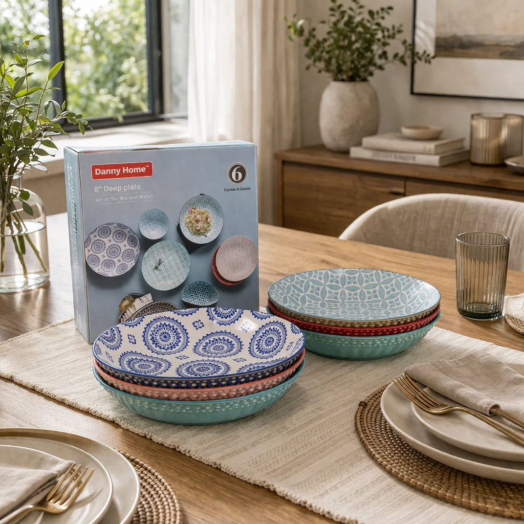 Danny Home Bohemian Design 6pcs 20.4cm