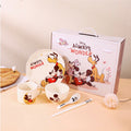 Disney Mickey & Minnie 5-Piece Kids Dinner Set – Premium Ceramic Plate, Bowl, Cup, Spoon & Chopsticks Gift Set