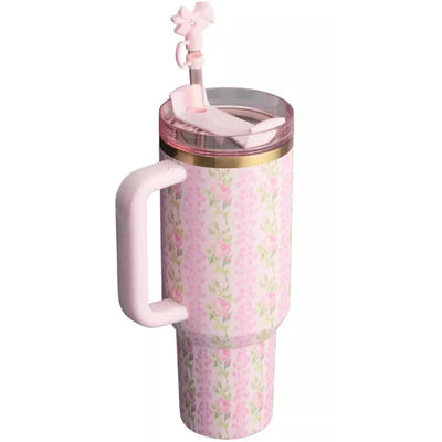 The Stanley x LoveShackFancy Quencher | 40 OZ | Blooming Heirloom - Gift Box