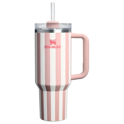 The Quencher H2.0 Flowstate™ Tumbler | 40 OZ - Peach Whip Cabana Gloss