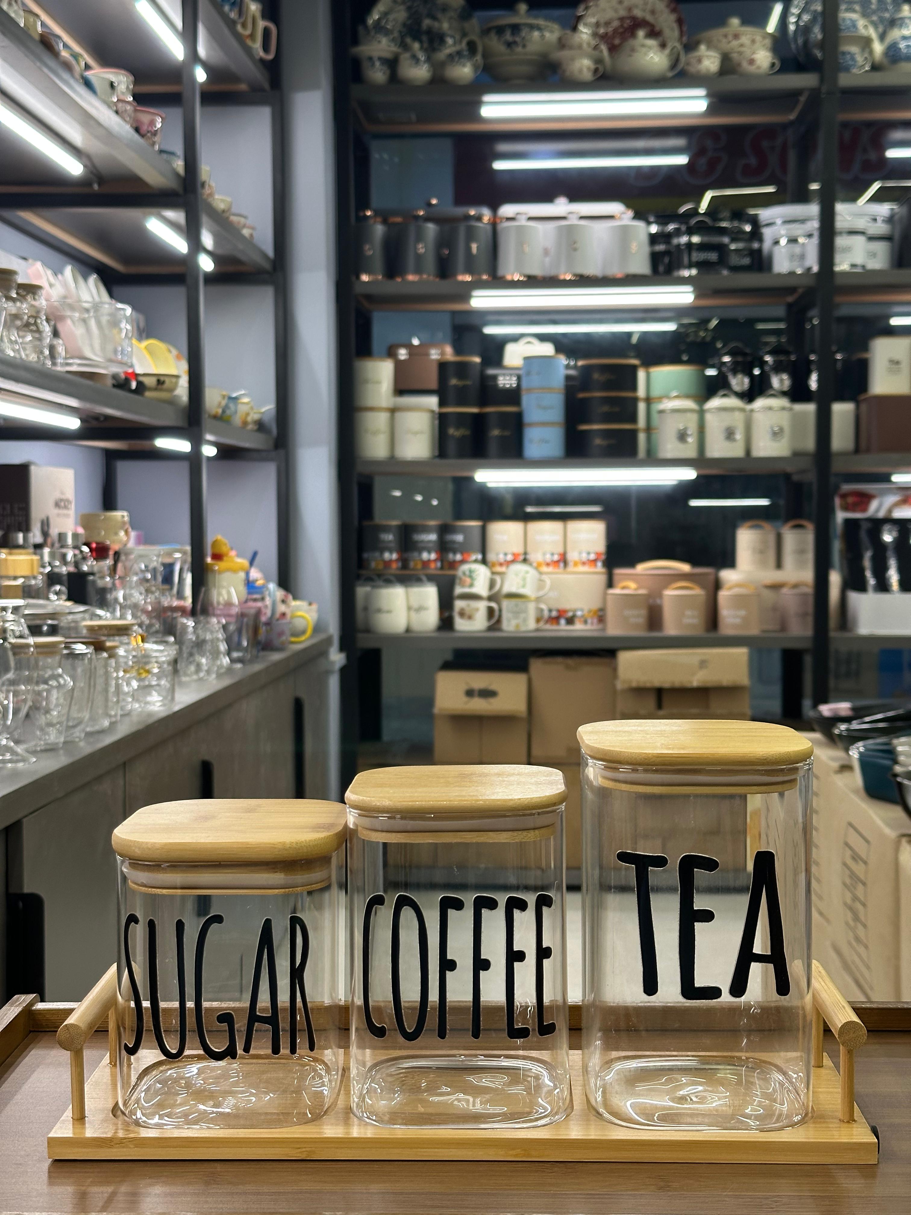 3 - Piece Airtight Glass Jars