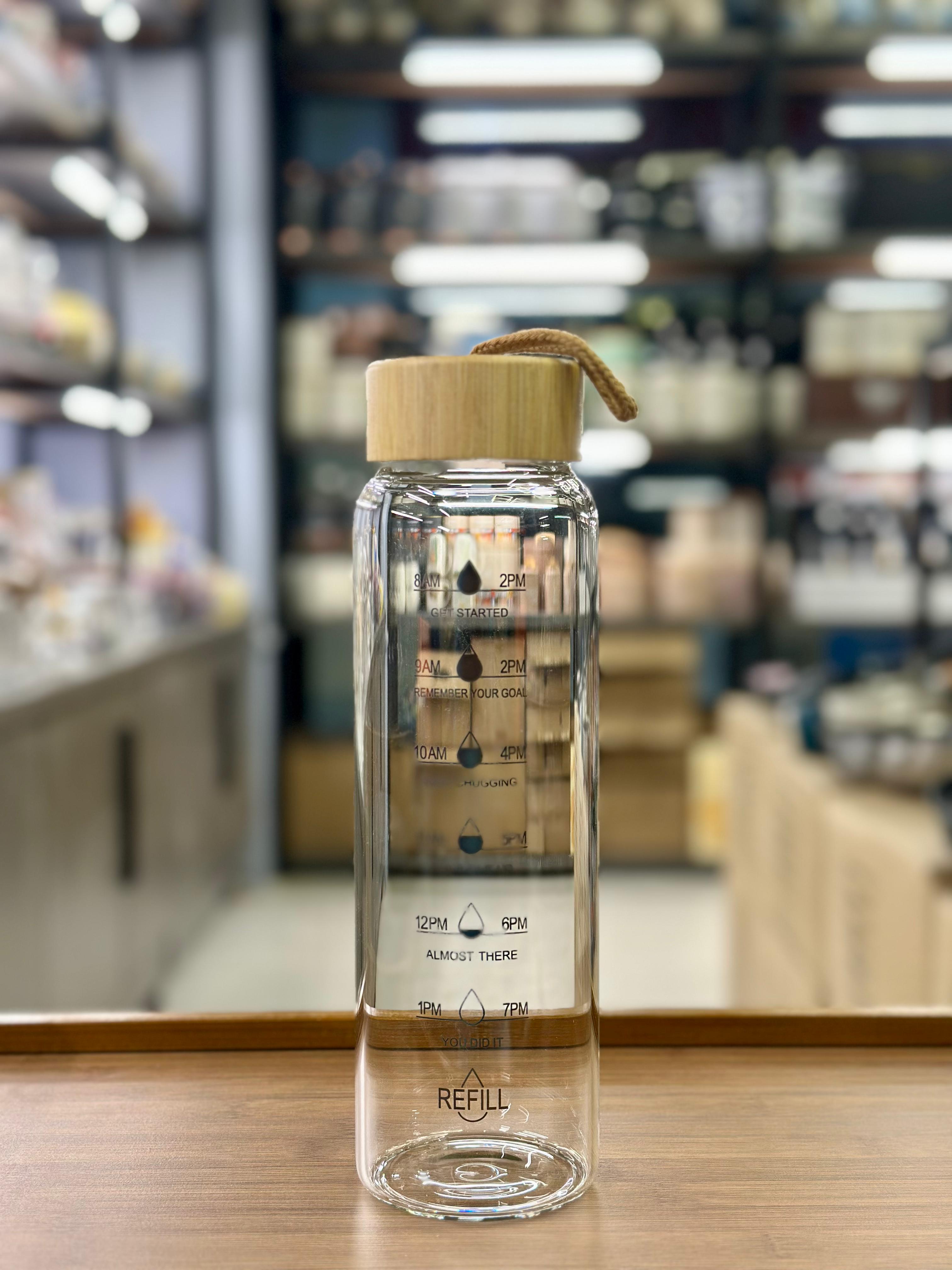 Glass Bottle With Wooden Cap - 1200 ML