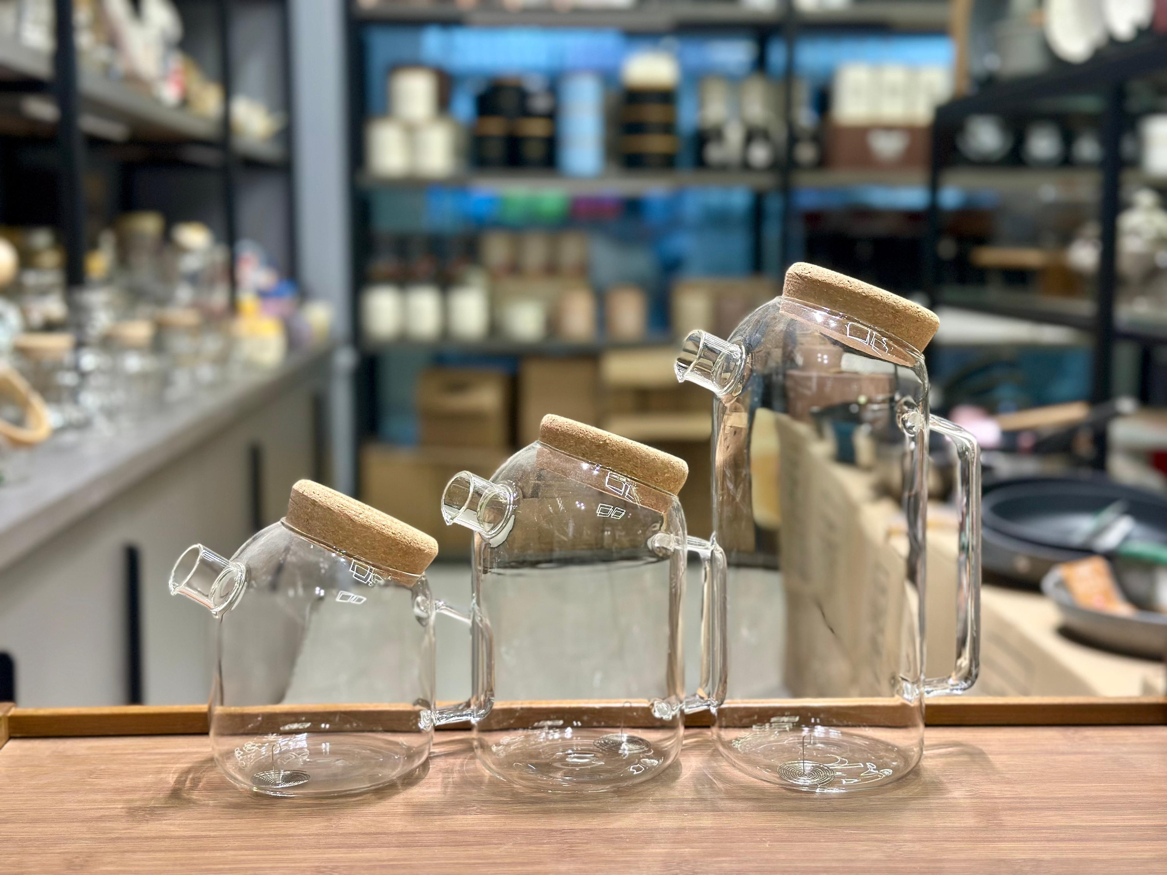 Ball-Top Fireproof Multipurpose Kettle/ Jug 450 ml, 800 ml & 1450 ml